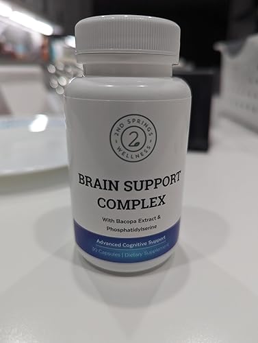 Miniatura 9 de Complejo de apoyo cerebral - Suplemento de apoyo cognitivo avanzado con ginkgo biloba, bacopa monnieri, fosfatidilserina, huperzina-A, hierba de San
