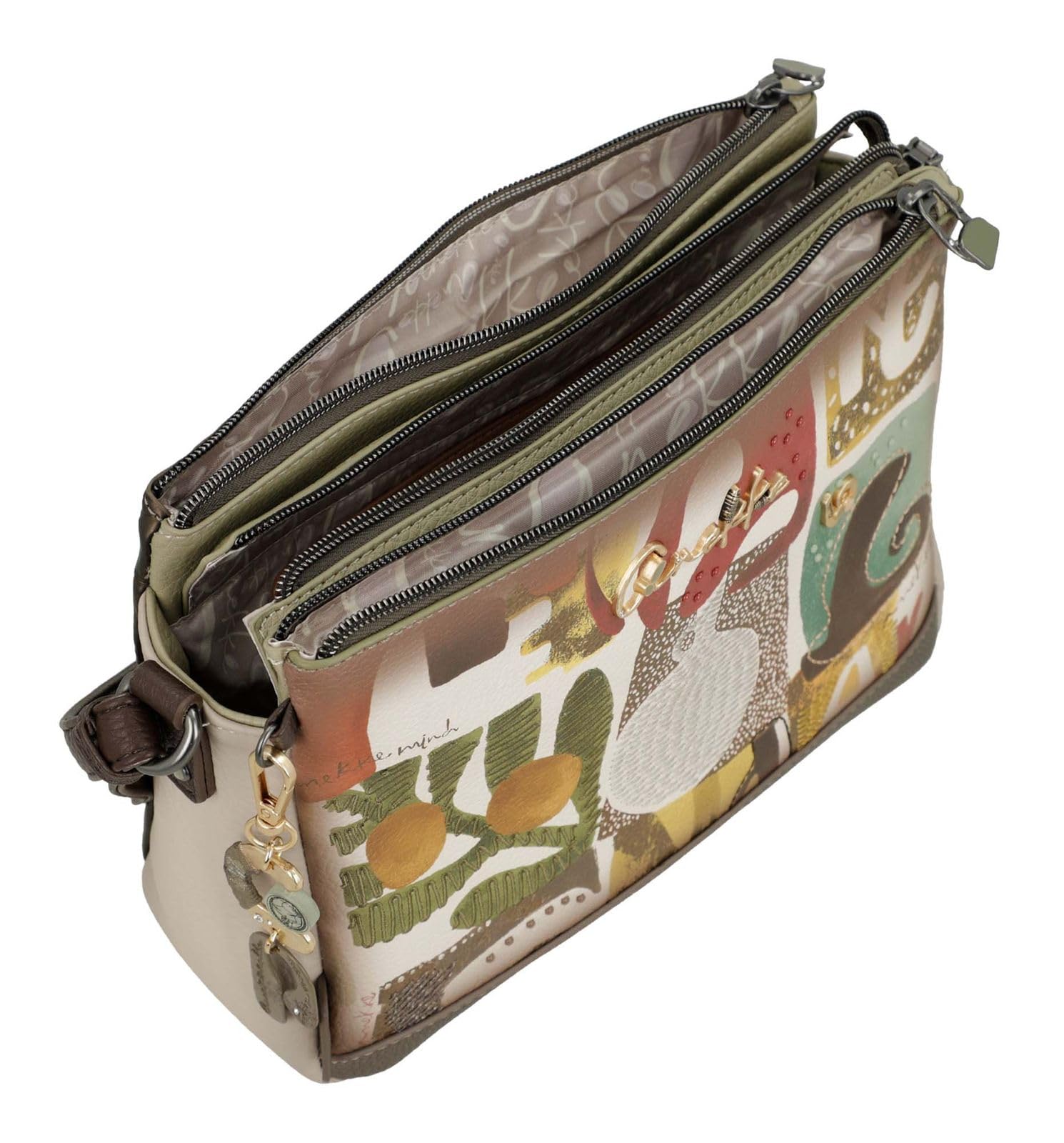 Anekke Bandolera estampada Amphora