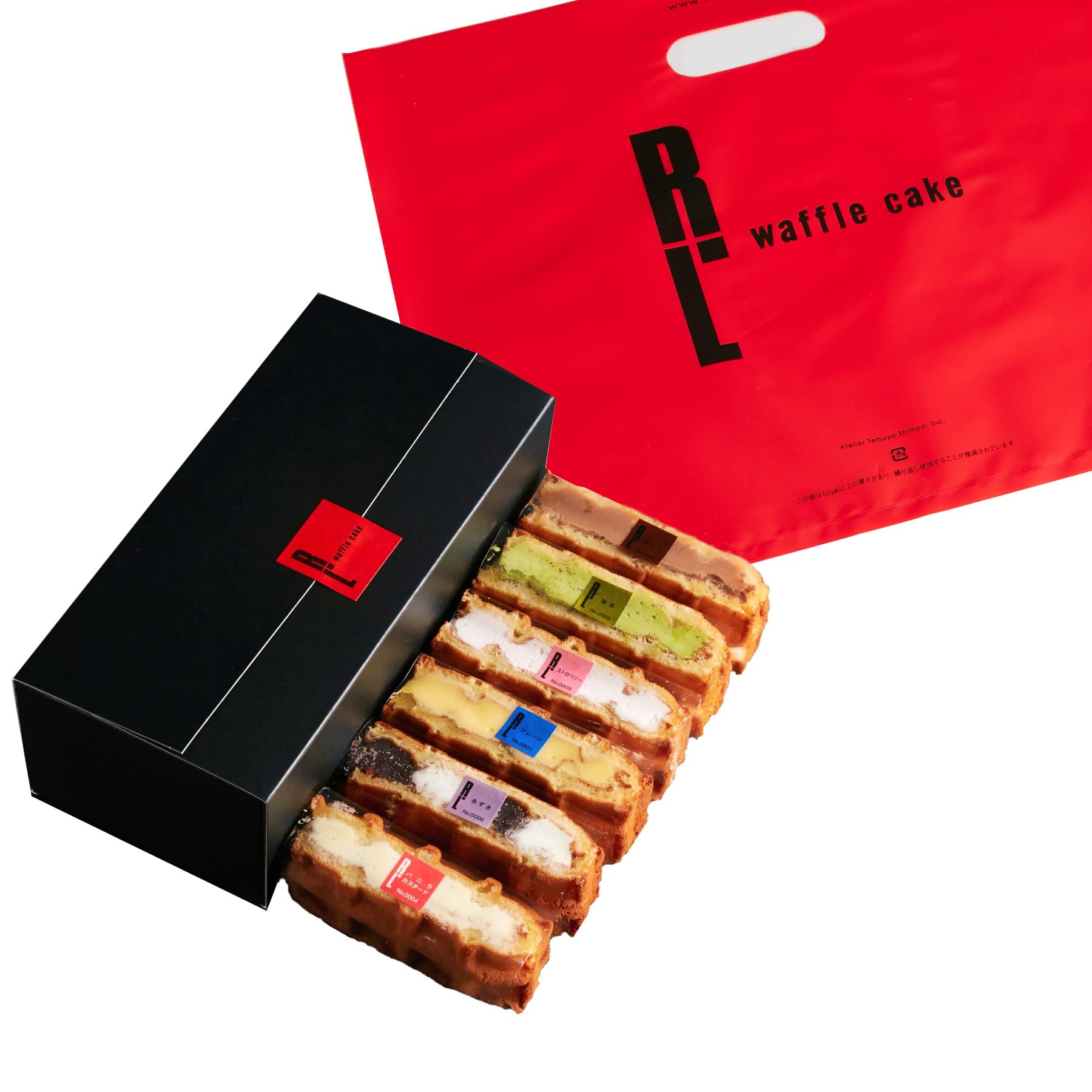 母の日 R.L ワッフル ケーキ お菓子 スイーツ ギフト 6個 手提げ袋付き…