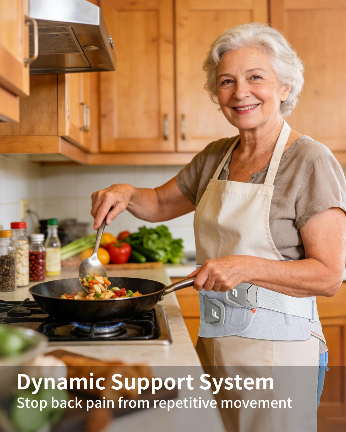 Back Brace for Lower Back Pain Relief, Lumbar Support Belt with 9X Ergonomic Support System, Breathable 3D Knitted Back Support Brace for Men & Women, Sciatica, Scoliosis, Herniated Disc (Large) - Image 8