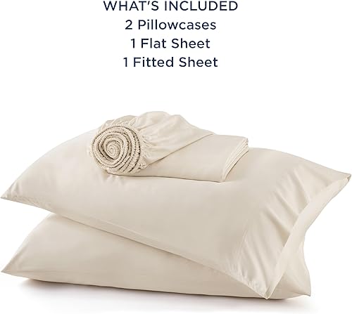 Miniatura 7 de Bedsure - Juego de sábanas y sábanas tamaño queen, rayón derivado del bambú, refrescantes, esquinas tipo bolsillos profundos de 16 pulgadas, suaves
