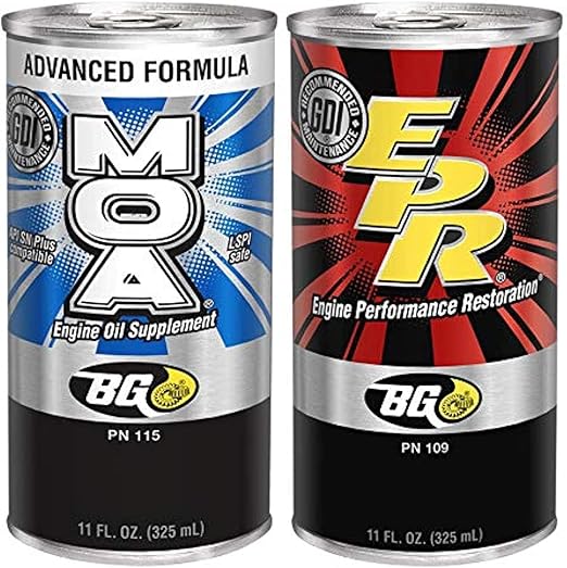 Bg Products MOA & EPR Motor Oil Additive Lubrication Supplement Engine