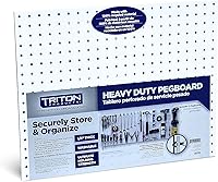 Vista 8 de Triton Products DB-2 DuraBoard - Tableros de polipropileno de 24" x 48" x 1/4" con tamaño de agujero de 1/4", paquete de 2, color blanco