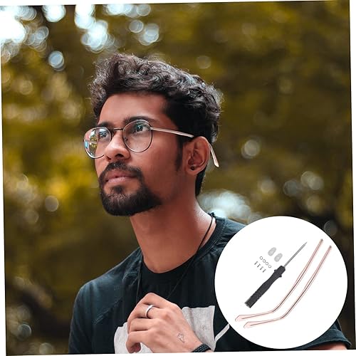 Miniatura 2 de Healeved 2 pares de accesorios de gafas de sol de metal gafas de sol de plástico Kit de reparación de gafas de sol de plástico Gafas de pierna