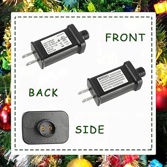 LED Power Supply 29V 8W TS-8W29V LED Transformer Class 2 Power Unit US Plug Adapter Replacement, for Christmas String Light Inflatable Decorations, Christmas Holiday Lighting