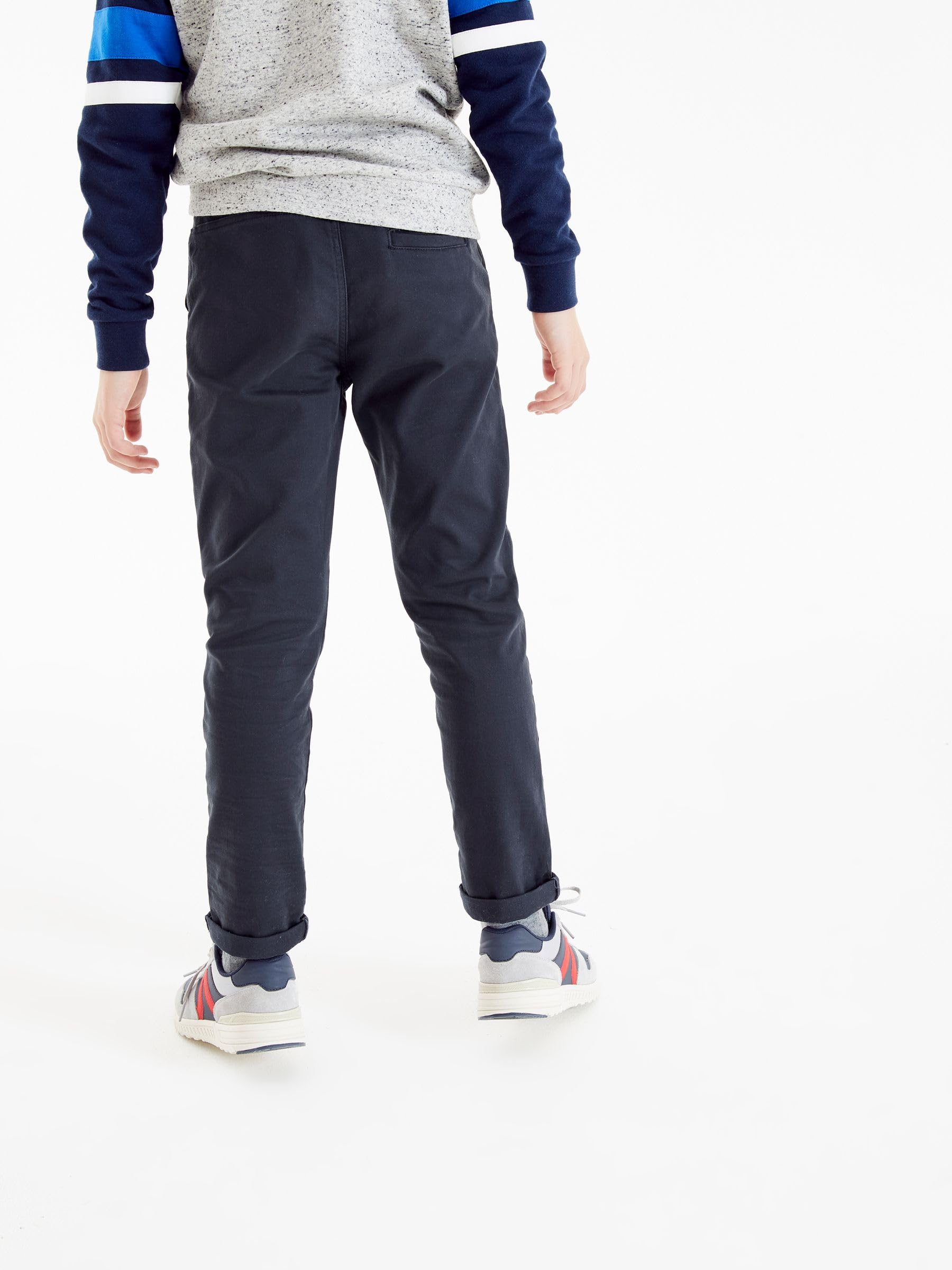 NEXT Garçon Pantalon Standard à Taille élastique côtelée