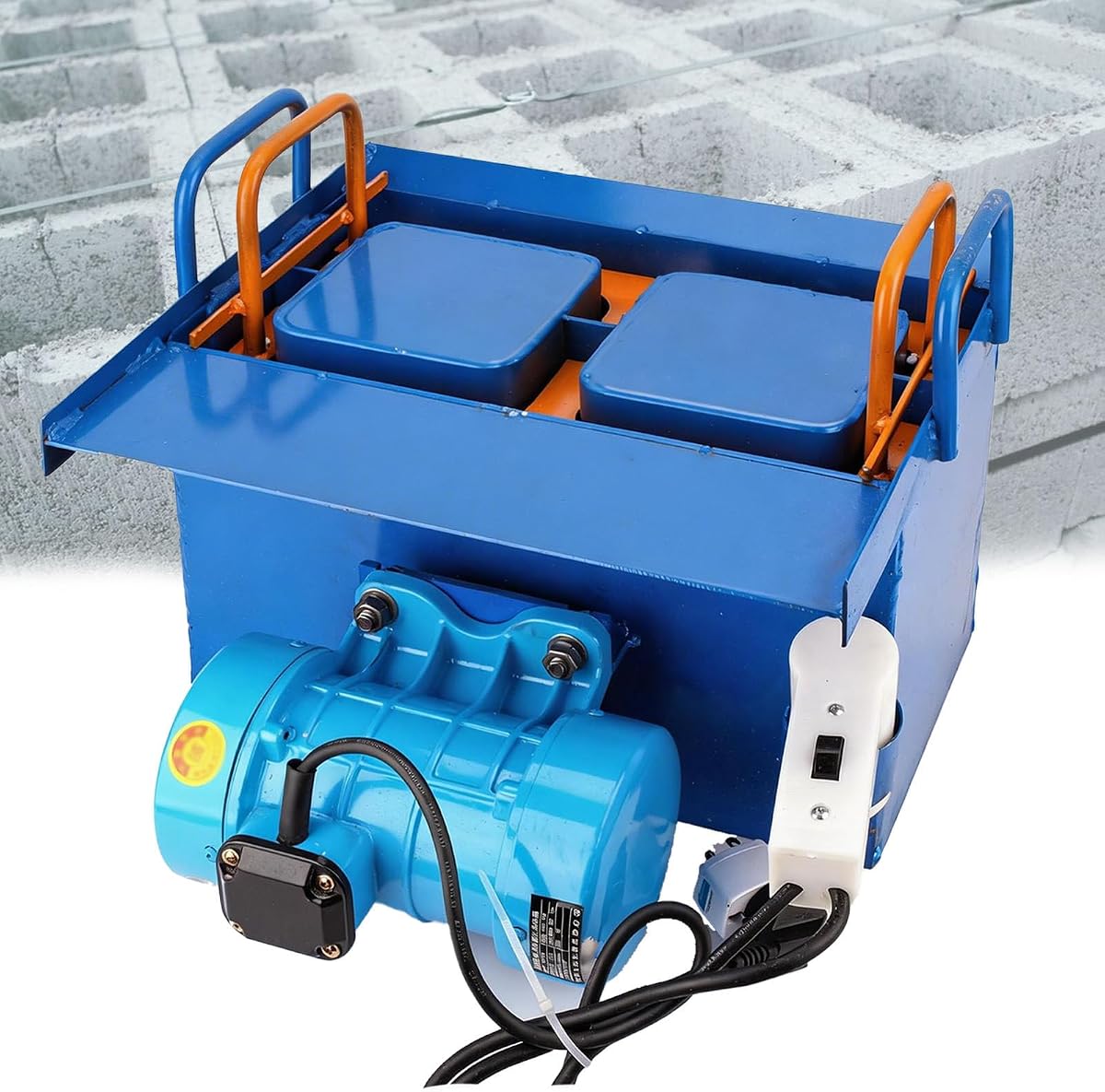 Concrete Block Making Machine for Construction, Manual Hollow Soil Block Brick Forming Machine,Suitable for Home Use, Farm Manufacturing