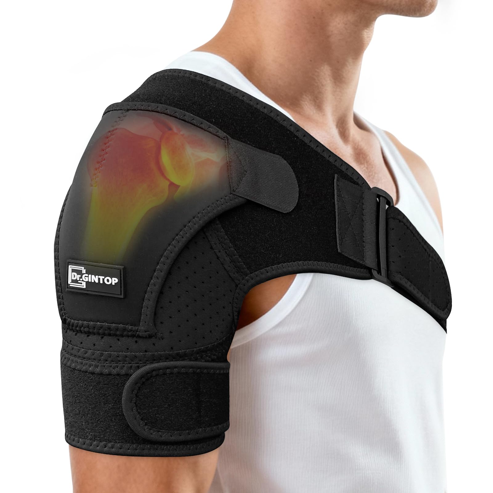 Shoulder Brace for Women Men Arm Sling Shoulder Immobilizer Shoulder Support for Torn Rotator Cuff AC Joint Pain