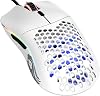 GLORIOUS Gaming Model O Wired Gaming Mouse - 67g Superlight Honeycomb Design, RGB, Pixart 3360 Sensor, Omron Switches, Ambidextrous - Matte White