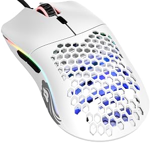 GLORIOUS Model O Ratón Gaming con Cable Ergonómico (Matte Wh...