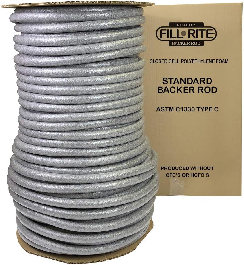 Foam PreCaulking Filler Rope Backer Rod Roll Bulk, 1,550 Feet Length x