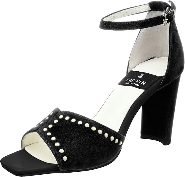 Amazon | [ランバンコレクション] アンクルストラップサンダル 9419  