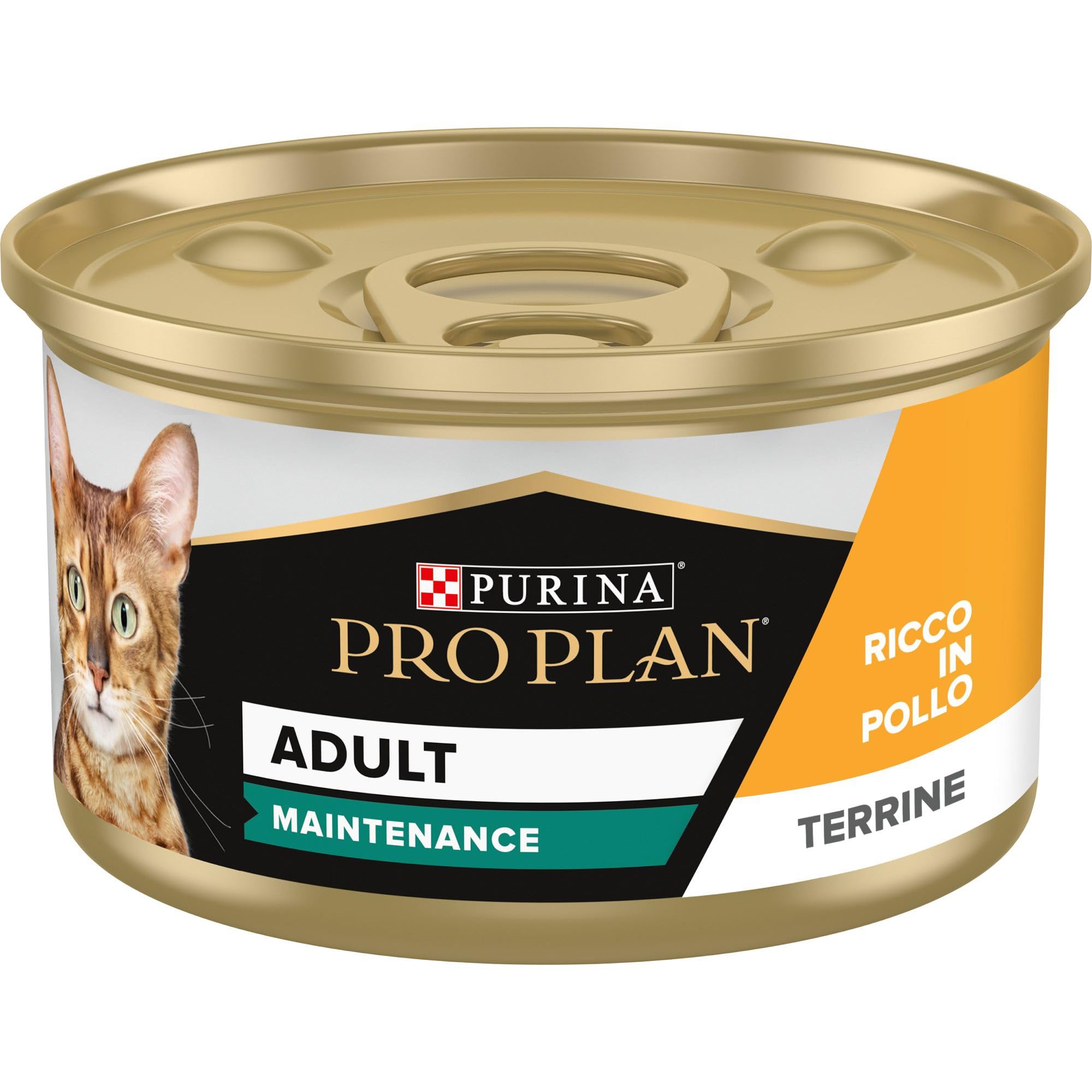 PURINA PRO PLAN | Adult STERILISED MAINTENANCE | Aliment Complet pour Chat Adulte Stérilisé | Aide à maintenir une bonne santé urinaire | Terrine | Au Poulet | Boîte | Lot de 24 x 85g