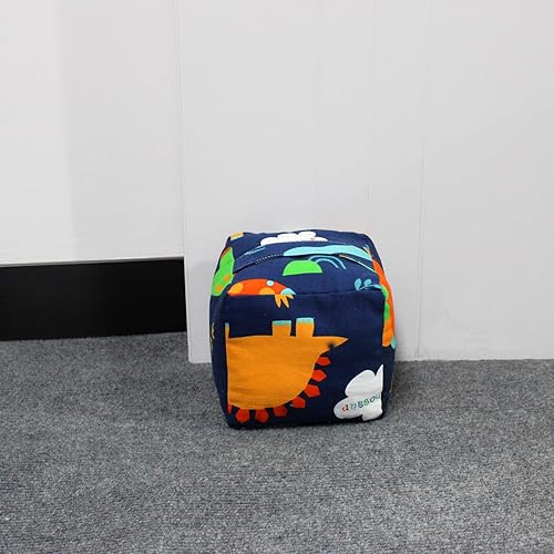 Vista 41 de Tope de puerta decorativo con peso, tope de puerta de tela con asa, cubo cuadrado resistente, protectores de pared para el hogar, oficina, A