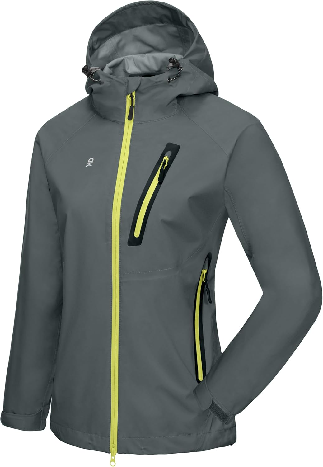 Little Donkey Andy Women's Waterproof Rain Jacket Ultra-Lightweight Rain Shell for Cycling Running Biking