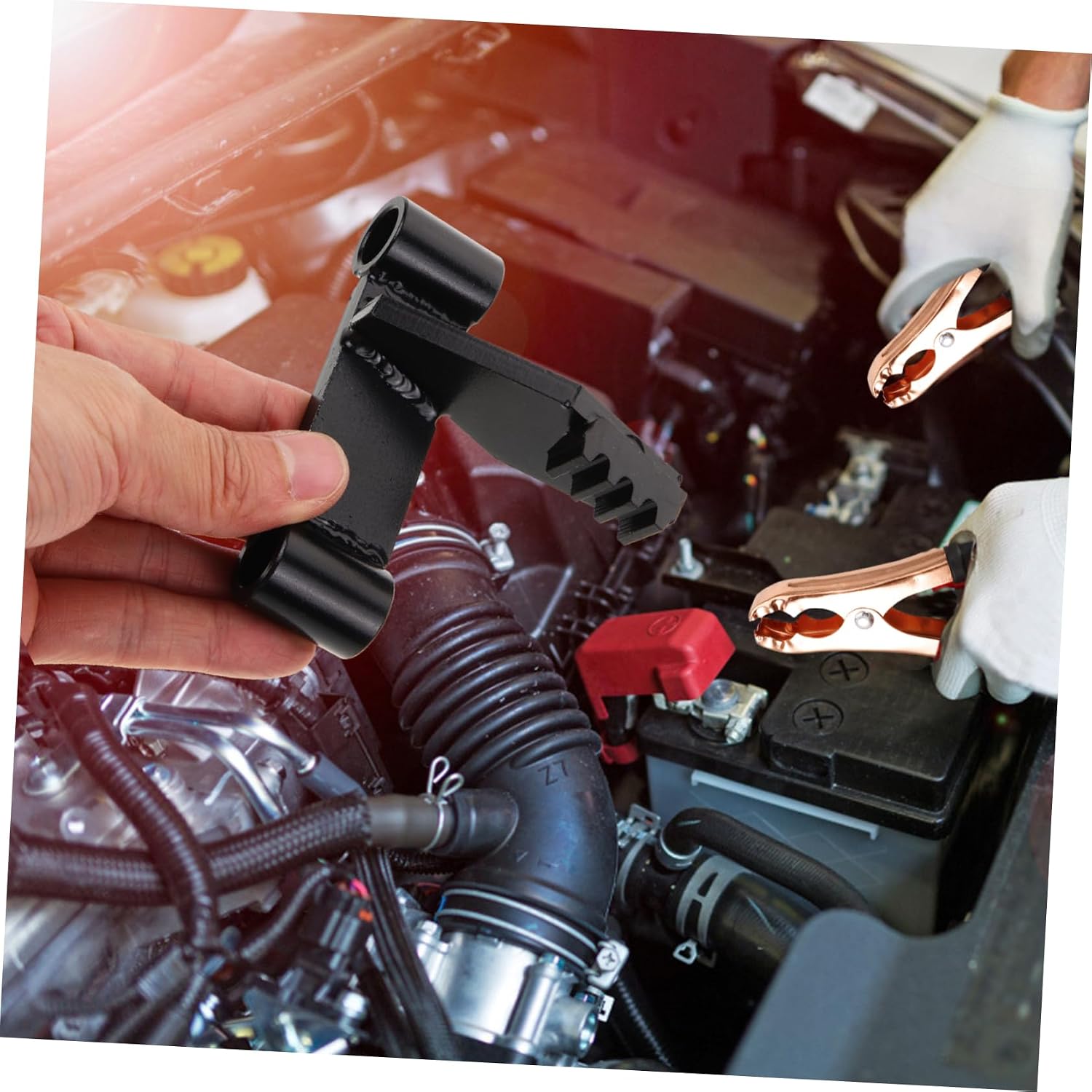 Ciieeo Engine Flywheel Holding Tool Durable Flywheel Locking Bracket for Safe Usage Compact and Lightweight Flexplate Holder for Easy Portability and Quick Installation
