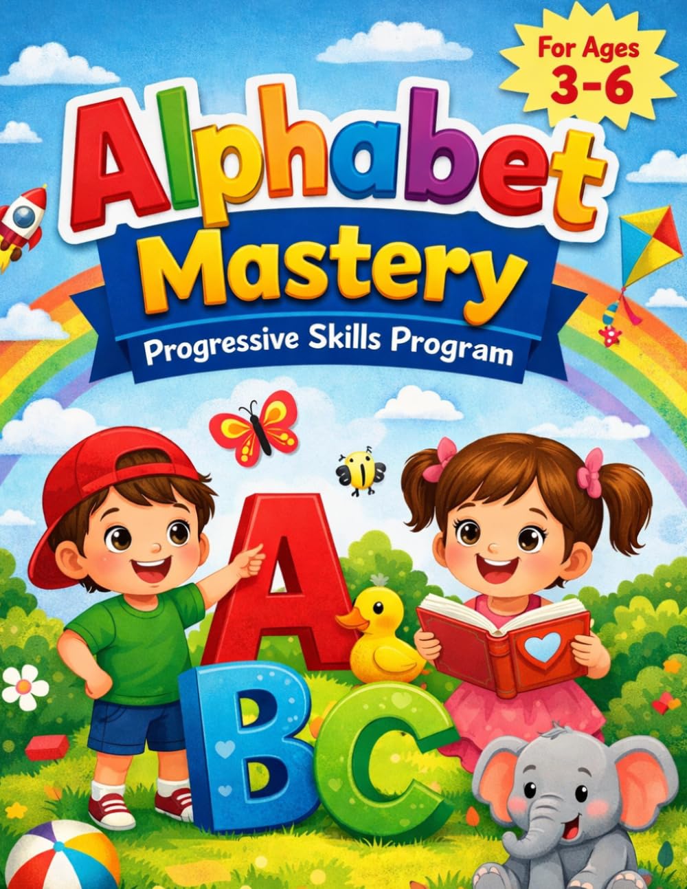 Alphabet Mastery for Kids Ages 3–6: A Fun & Engaging Preschool Learning Book with Tracing, Activities & Early Writing Skills
