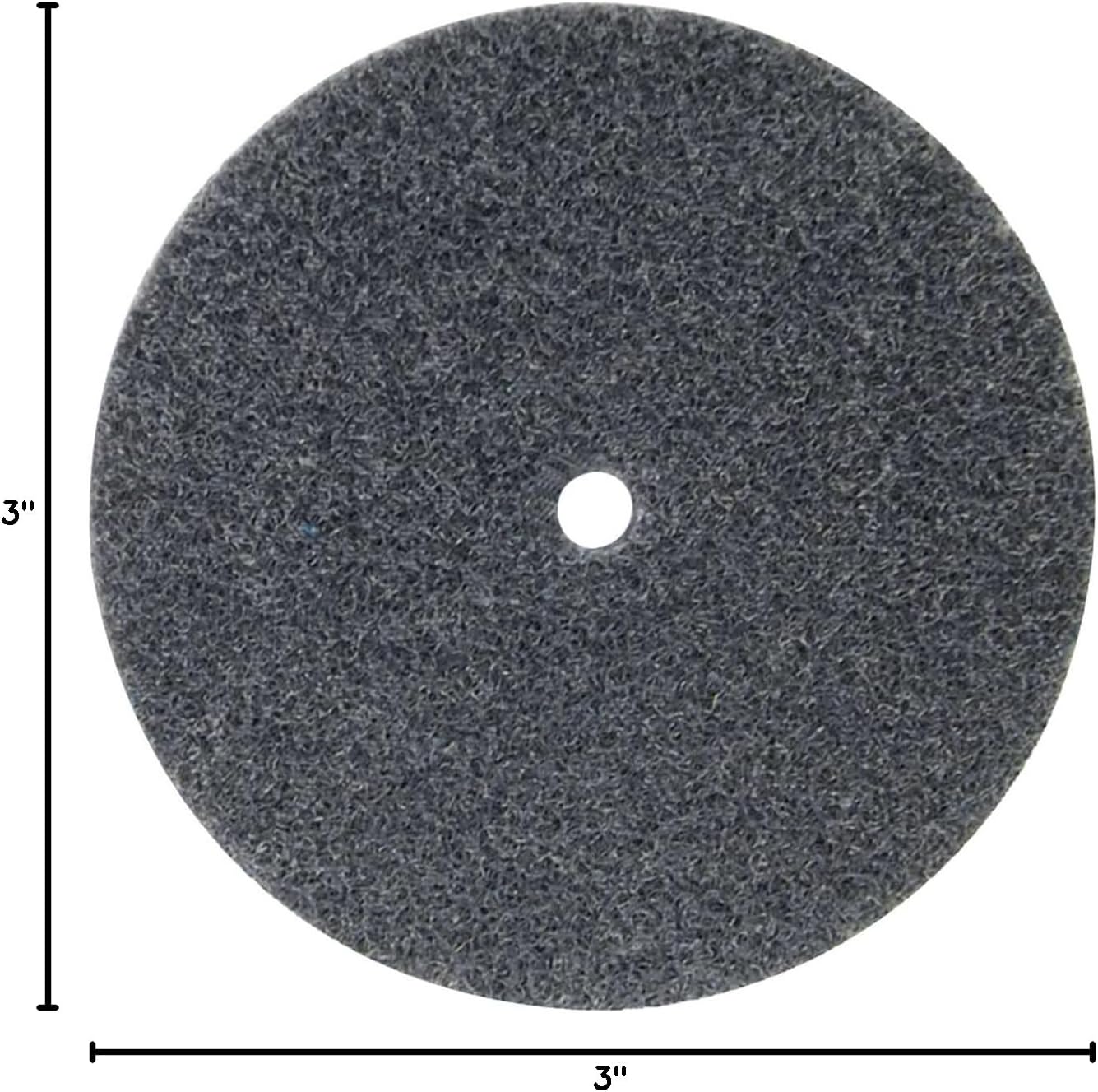 Norton 66261014886 3x1/4x1/4 In. Bear-Tex Rapid Blend NEX SC Fine Grit Non-Woven Arbor Hole Unified Wheels, 2 Density, 40 pack