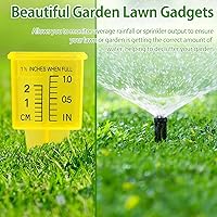 Vista 3 de Txkrhwa Medidor de lluvia para exteriores, medidor de lluvia transparente, medidor de agua reutilizable para jardín, herramienta de medición