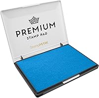 Vista 48 de Almohadilla de sello prémium tamaño mediano 3 x 4 pulgadas – para sellos de goma tradicionales – Almohadilla de fieltro color rosa