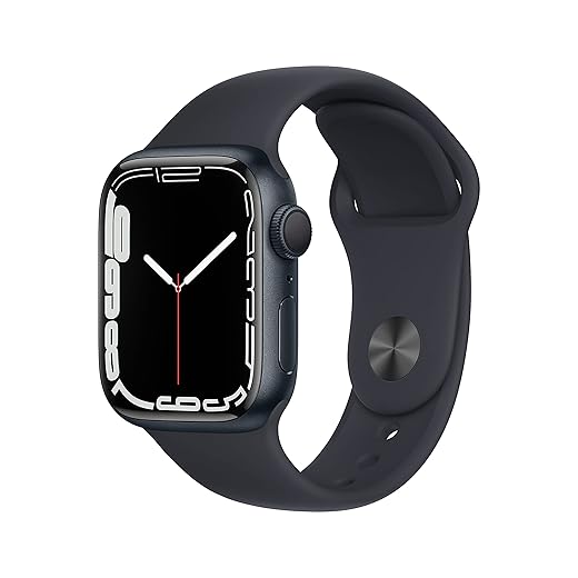 Apple Watch Series 7 (GPS + Cellular, 41mm) Montre connectée - Boîtier en Aluminium Vert , Bracelet Sport trèfle - Regular. Suivi de l’activité Physique, résistance à l’Eau