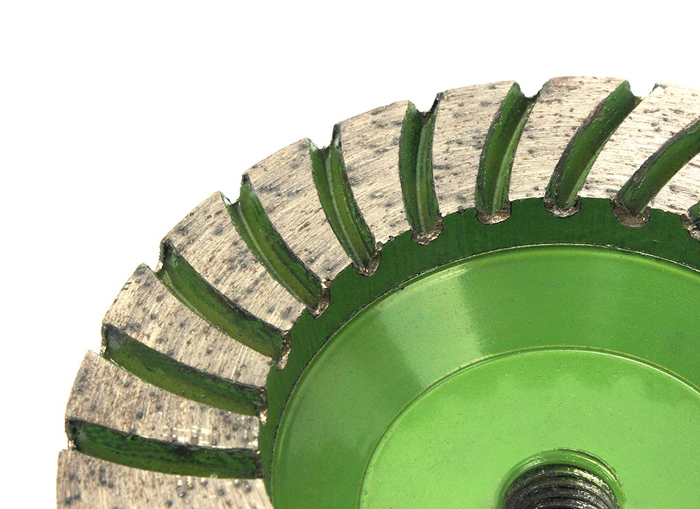 4 Inch Diamond Turbo Grinding Cup Wheel Coarse Grit 30 for Concrete Marble Angle Gringer Sanding