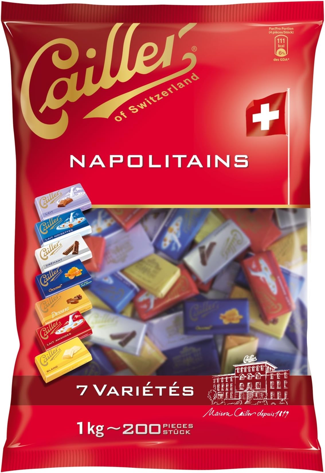 Cailler - Assortierte Napolitains - 1 KG