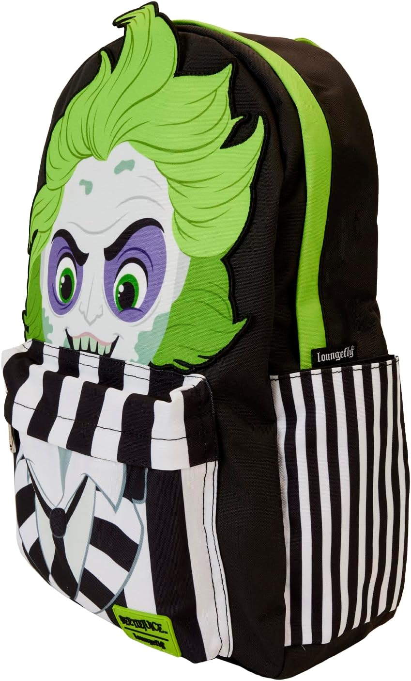 Loungefly Beetlejuice Cosplay Full Size Nylon Backpack