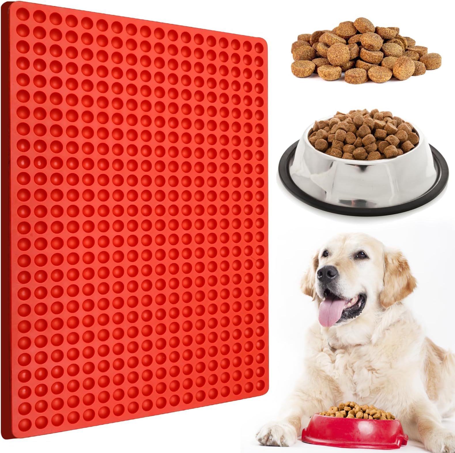 Palksky 468-Cavity Mini Round Silicone Mold/Chocolate Drops Mold/Dog Treats Pan/Semi Sphere Gummy Candy Molds for Ganache Jelly Caramels Cookies Pet Treats Baking Mold Small Dot Cake Decoration
