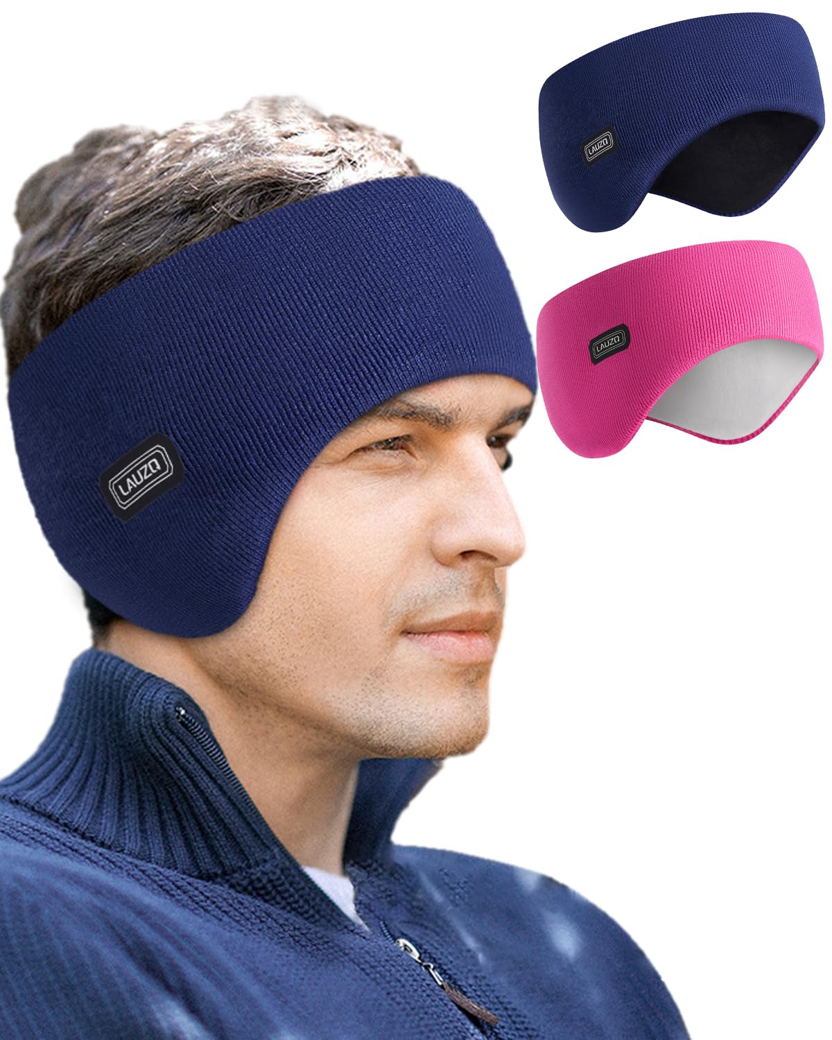 Double-Layer Ear Warmer Headband