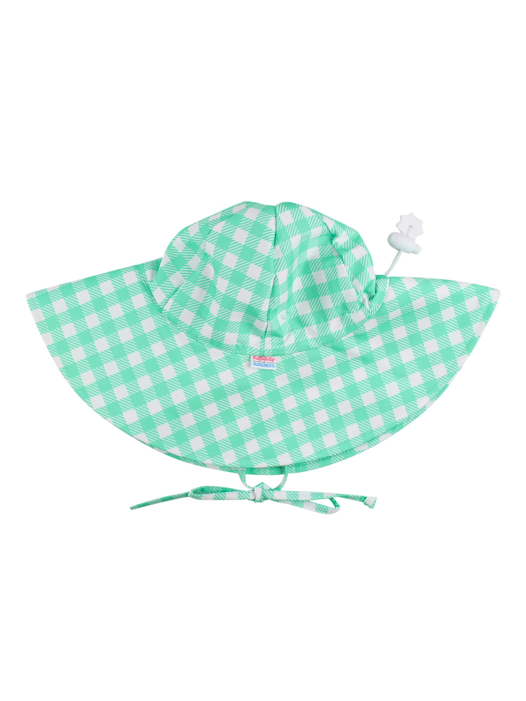 RuffleButts Baby Girls Floppy Wide Brim UPF 50+ - Baby Sun Hat