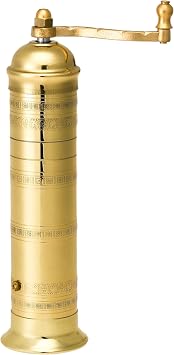 Pepper Mill Imports Atlas Pepper Mill, Brass, 10"