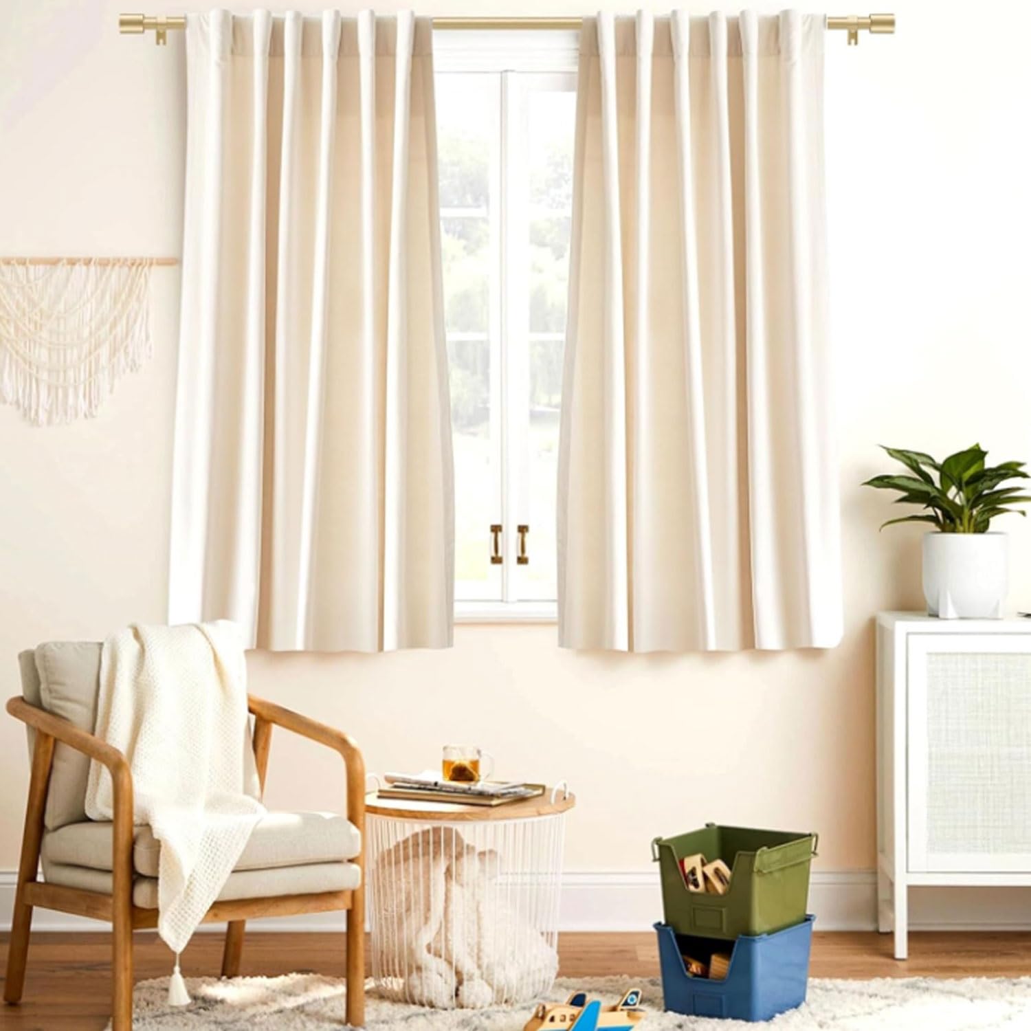 Wytrzymały czarny aluminiowy karnisz 3,6 m / 11.8ft – łatwa instalacja, cicha obsługa, idealny do salonu, sypialni, przestrzeni na zewnątrz i stylowego wystroju