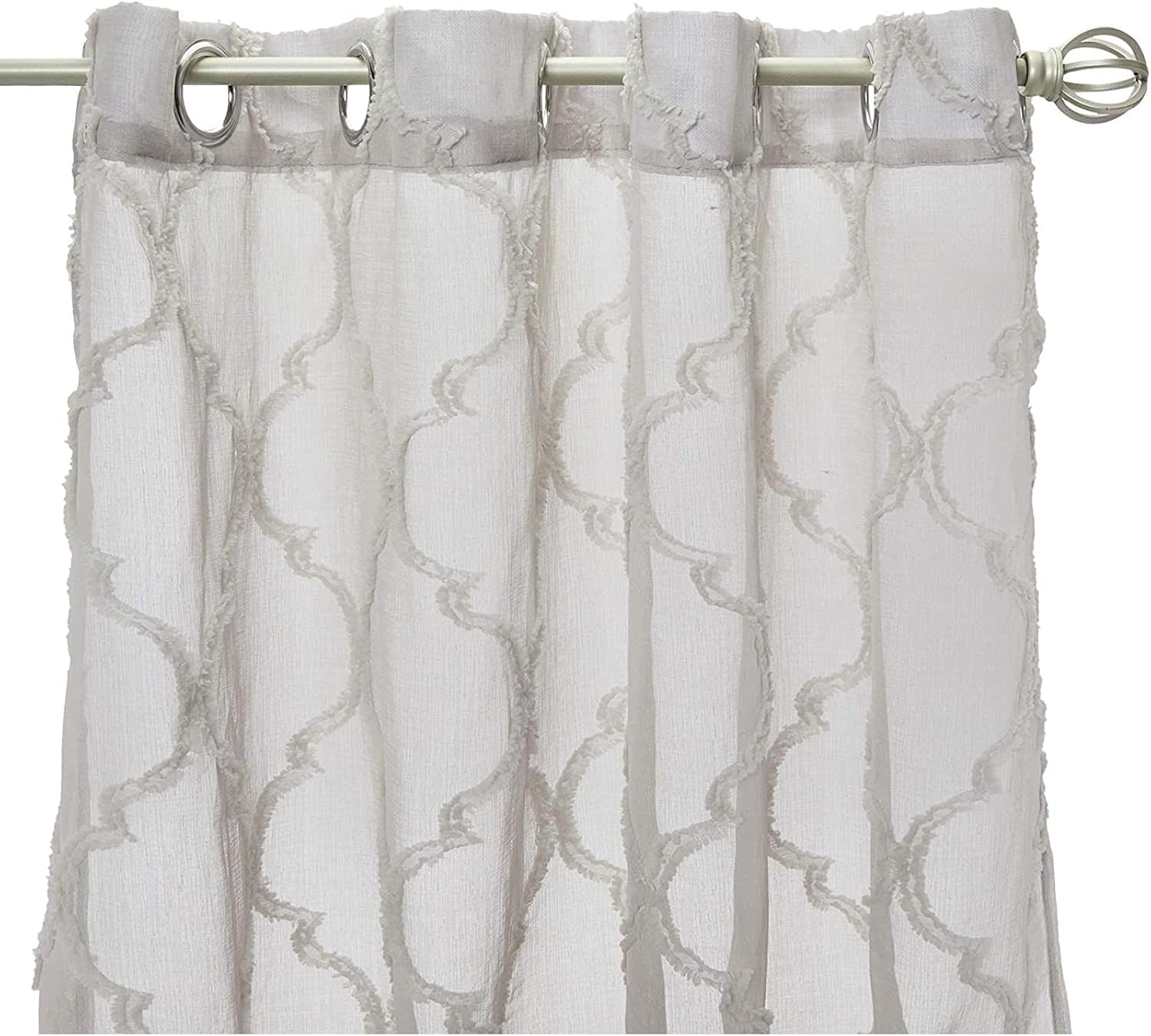 Juvale Grey Grommet Curtain Panels, Room Darkening Curtains (54 x 84 in, Set of 2)