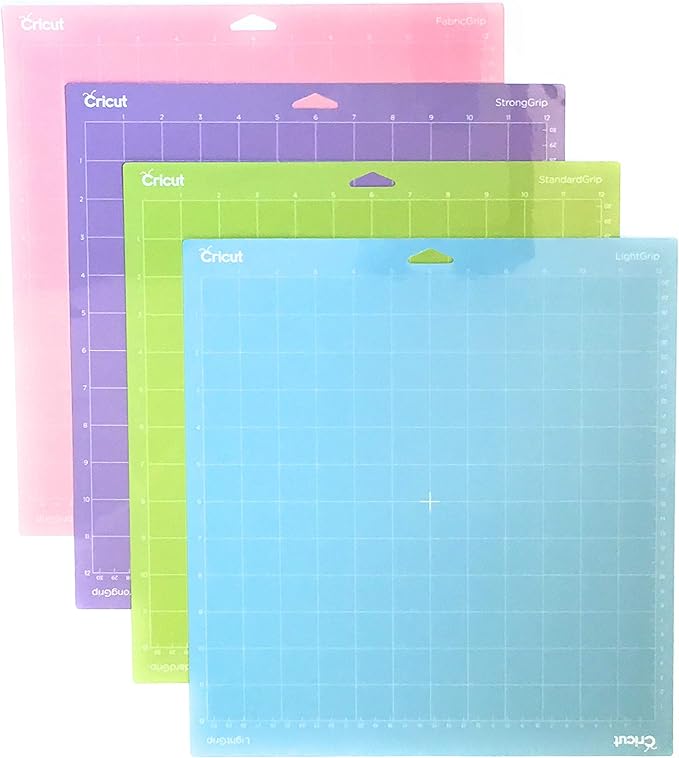 Cricut Cutting Mat Variety 4 Pack, 12 in. x 12 in
