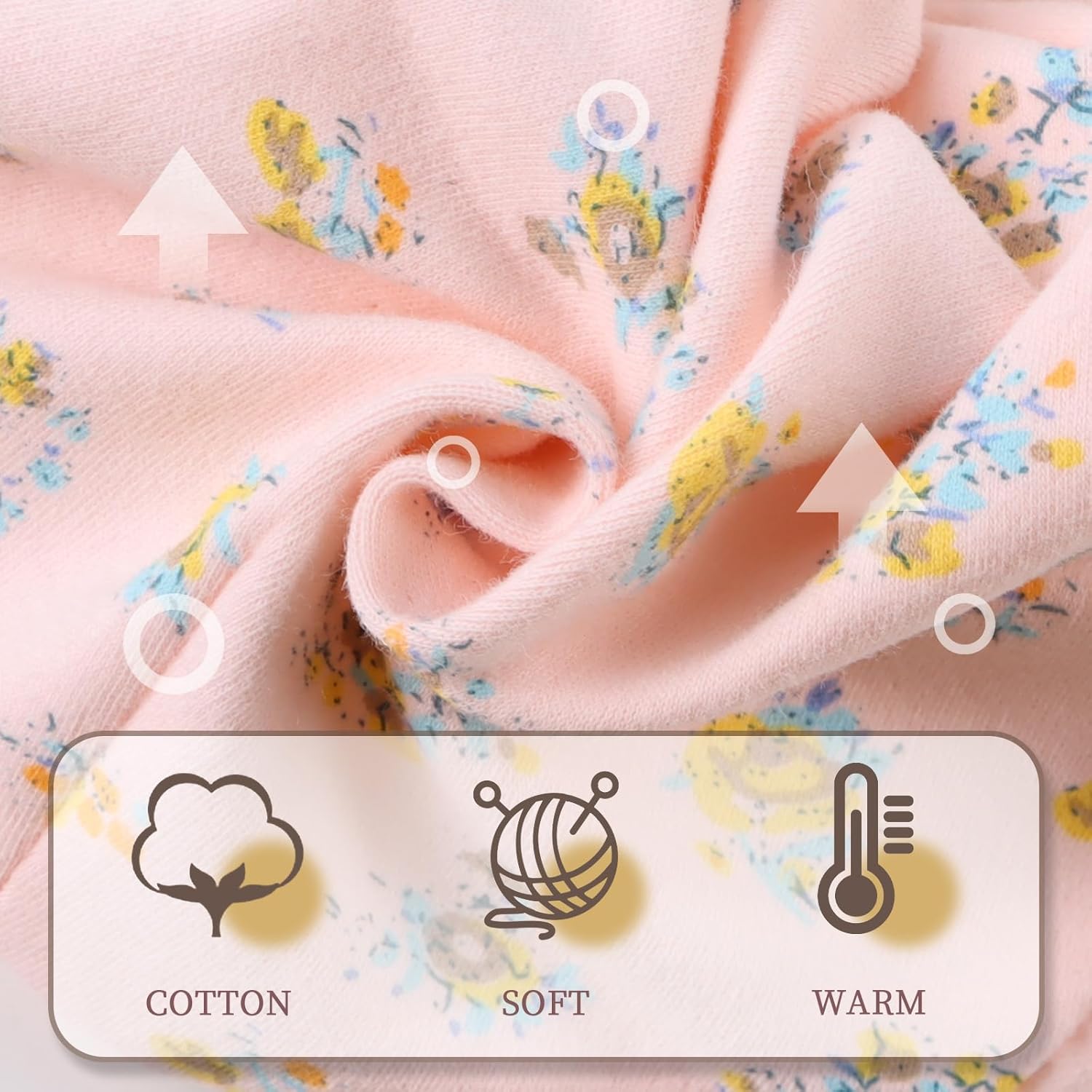 Bamery Newborn Baby Girl Hat Cotton Baby Bow Beanie Preemie Hats Spring Infant Hats for Girls 0-12 Months - Image 5