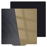 Vista 1 de Placa de construcción mejorada de 120x120mm, cama de impresión PET+PEI lisa/texturizada, placa de construcción de acero con resorte de doble cara