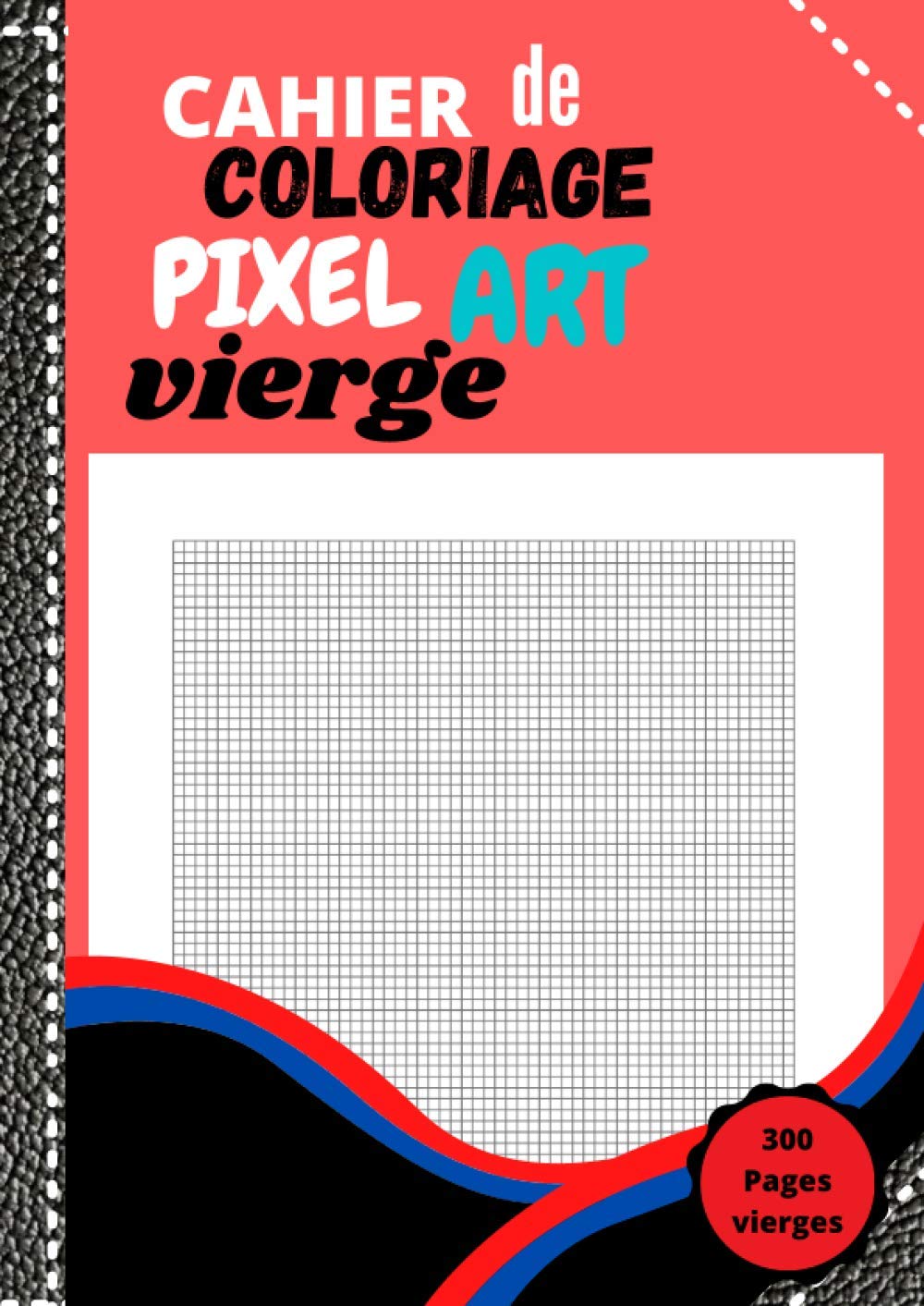 Cahier Coloriage Pixel Art Vierge Rouleur Rose Livre De Coloriage ...