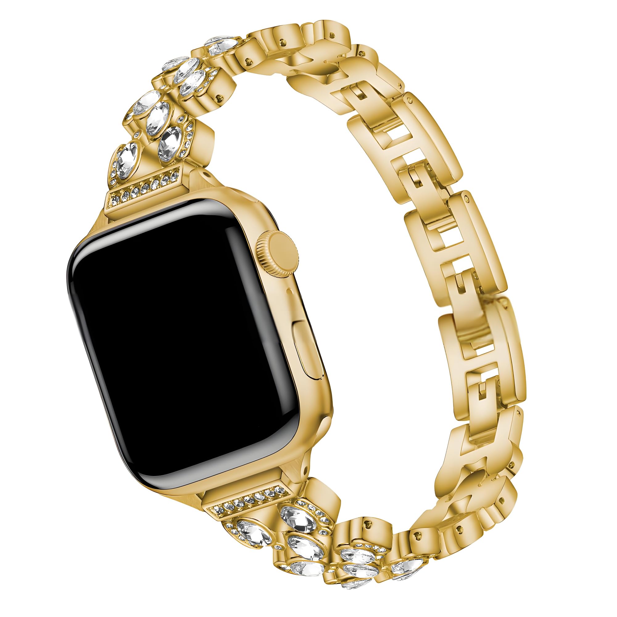 Glitzer Schutzhülle Kompatibel mit Apple Watch Serie 8 45mm