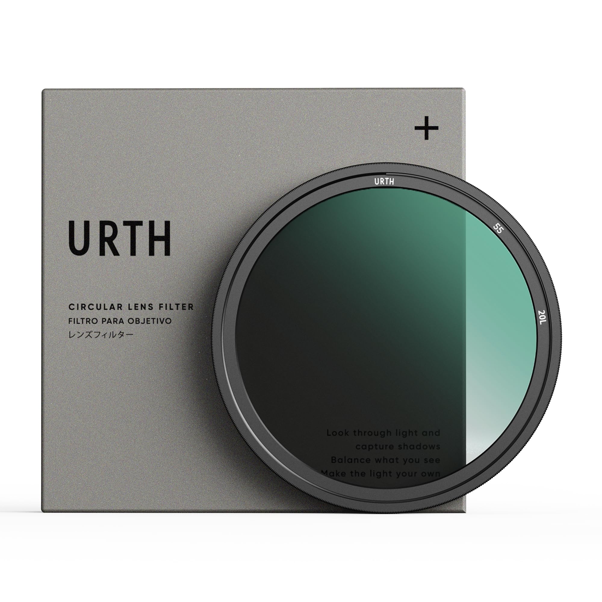 Urth 55mm Circular Polarizing (CPL) Lens Filter (Plus+) - 20-Layer Nano-Coated, Slim Design for Camera Lens Polarization