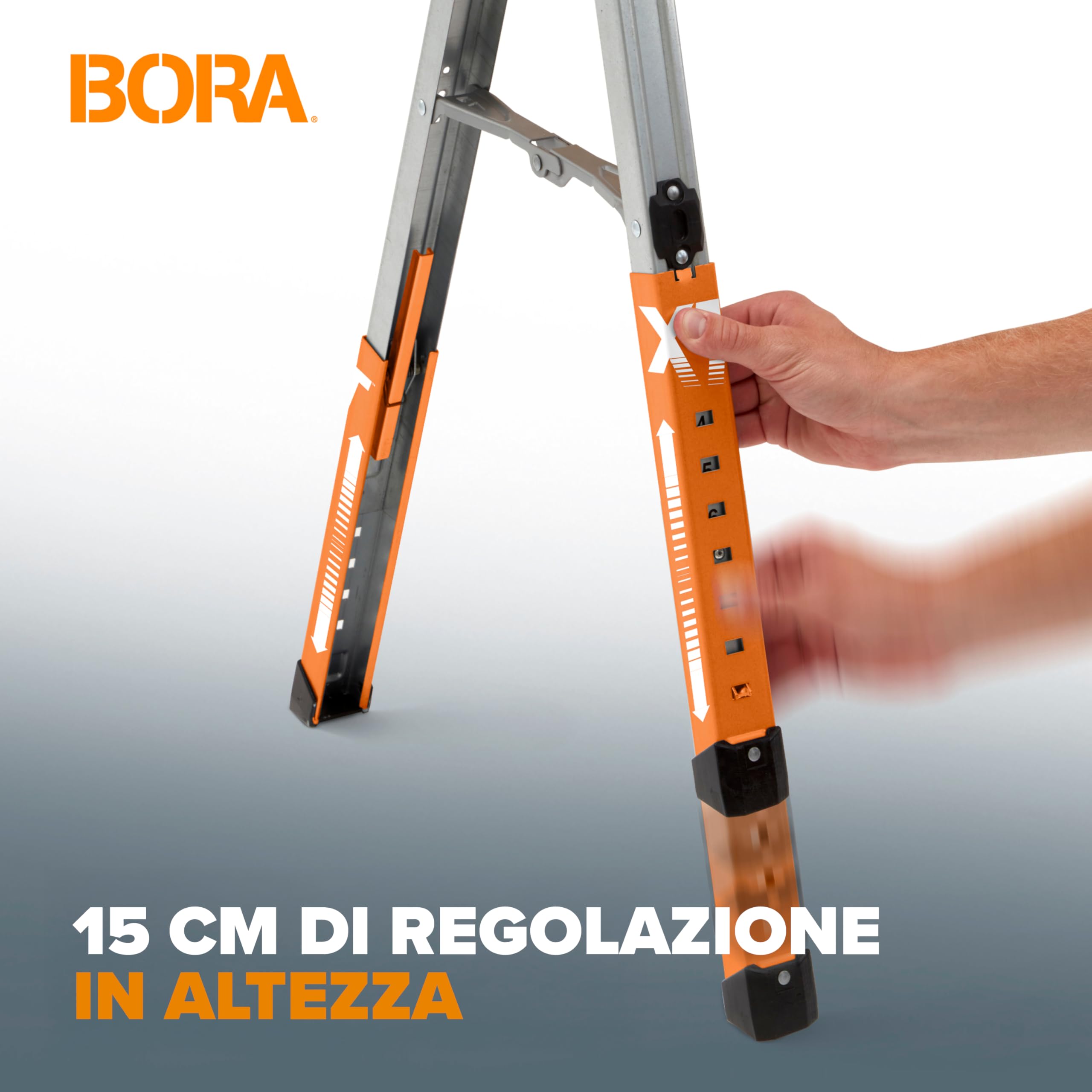 BORA Cavalletti da Lavoro Pieghevoli Speedhorse XT – 816 kg, Setup 1,6 sec, Altezza 76–91 cm, Coppia PM-4550T