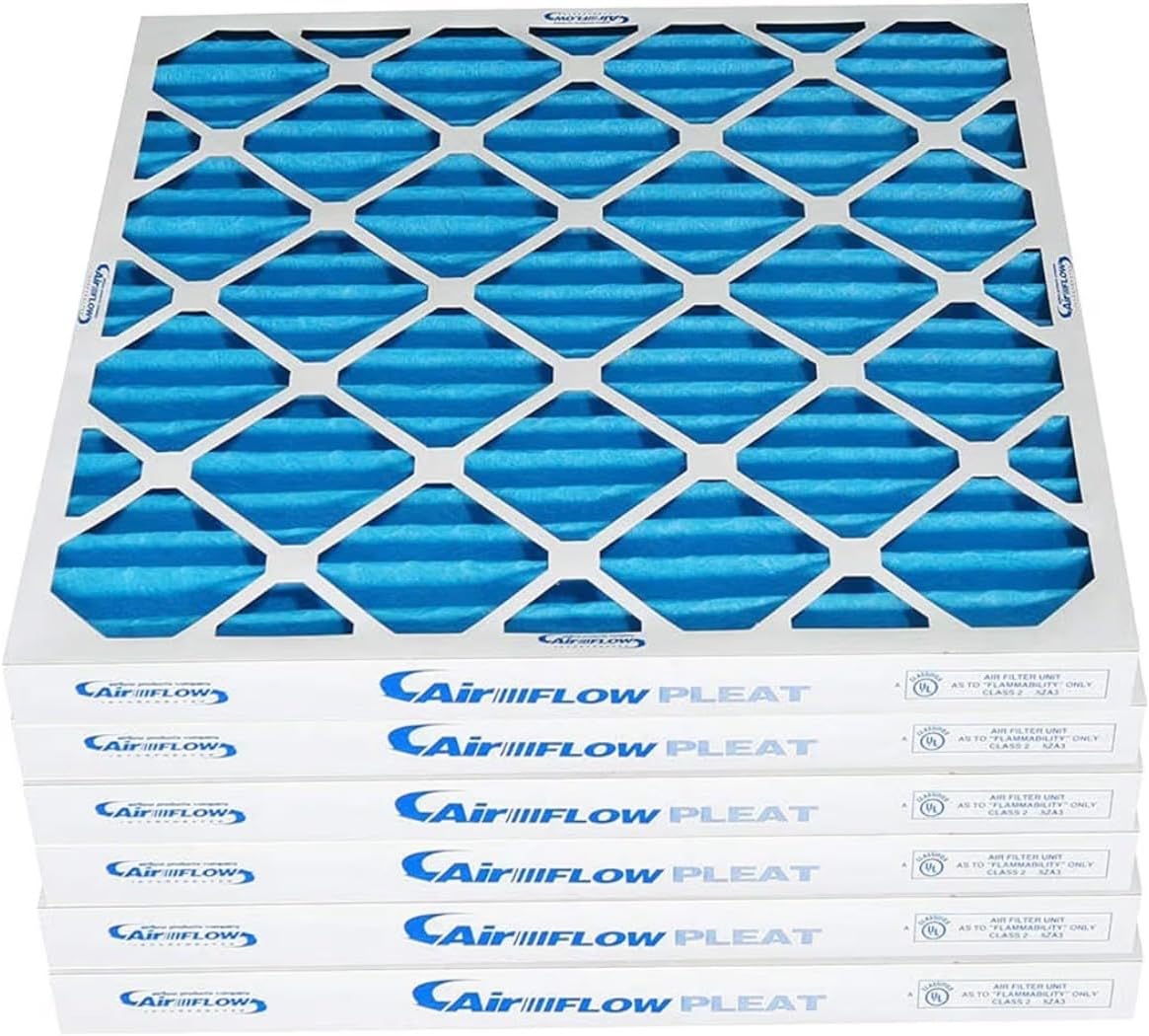 10x10x1 MERV 10 Pleated Home A/C Furnace Air Filter (12-pack)