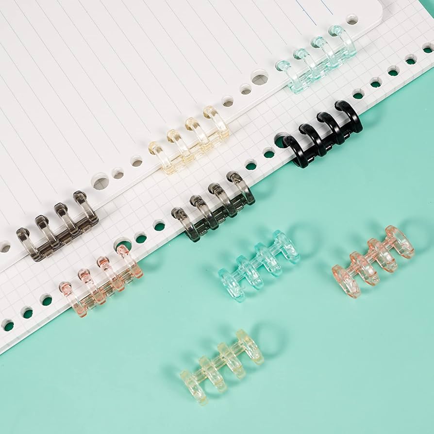 るずりーふ Amazon | ZiSyouMa ルーズリーフ リング 12本セット 穴径12mm A4