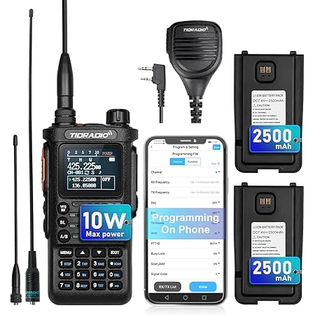 2 Gen) Radtel RT-470X Plus Tri Band Ham Radio (Mobile App