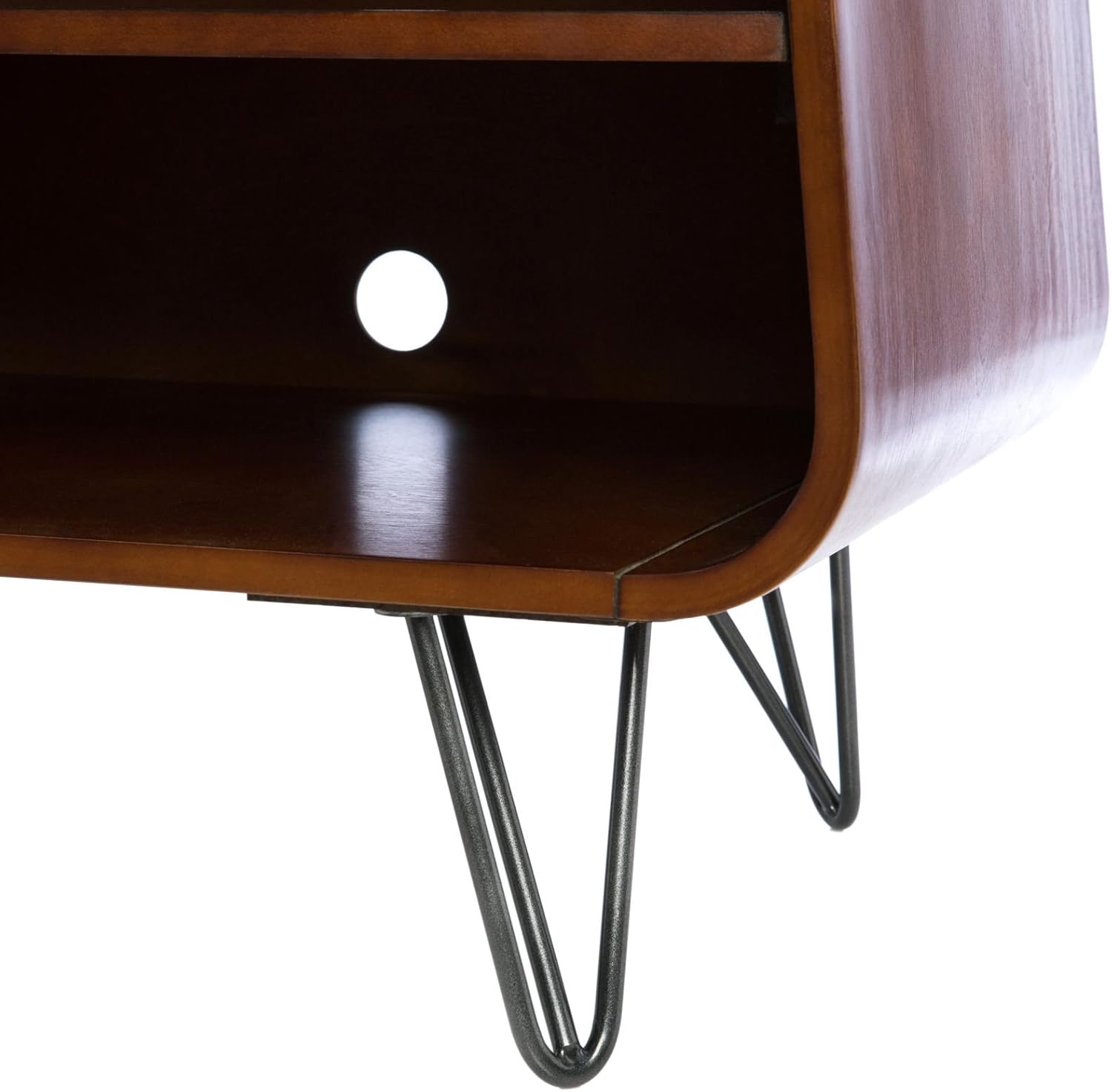 Mid-Century Modern TV Stand Provides Retro Style And Contemporary Functionality. Home Entertainment Center Suitable For A Living Room, Bedroom, And Den. Media Cabinet Console Creates Timeless Feel.