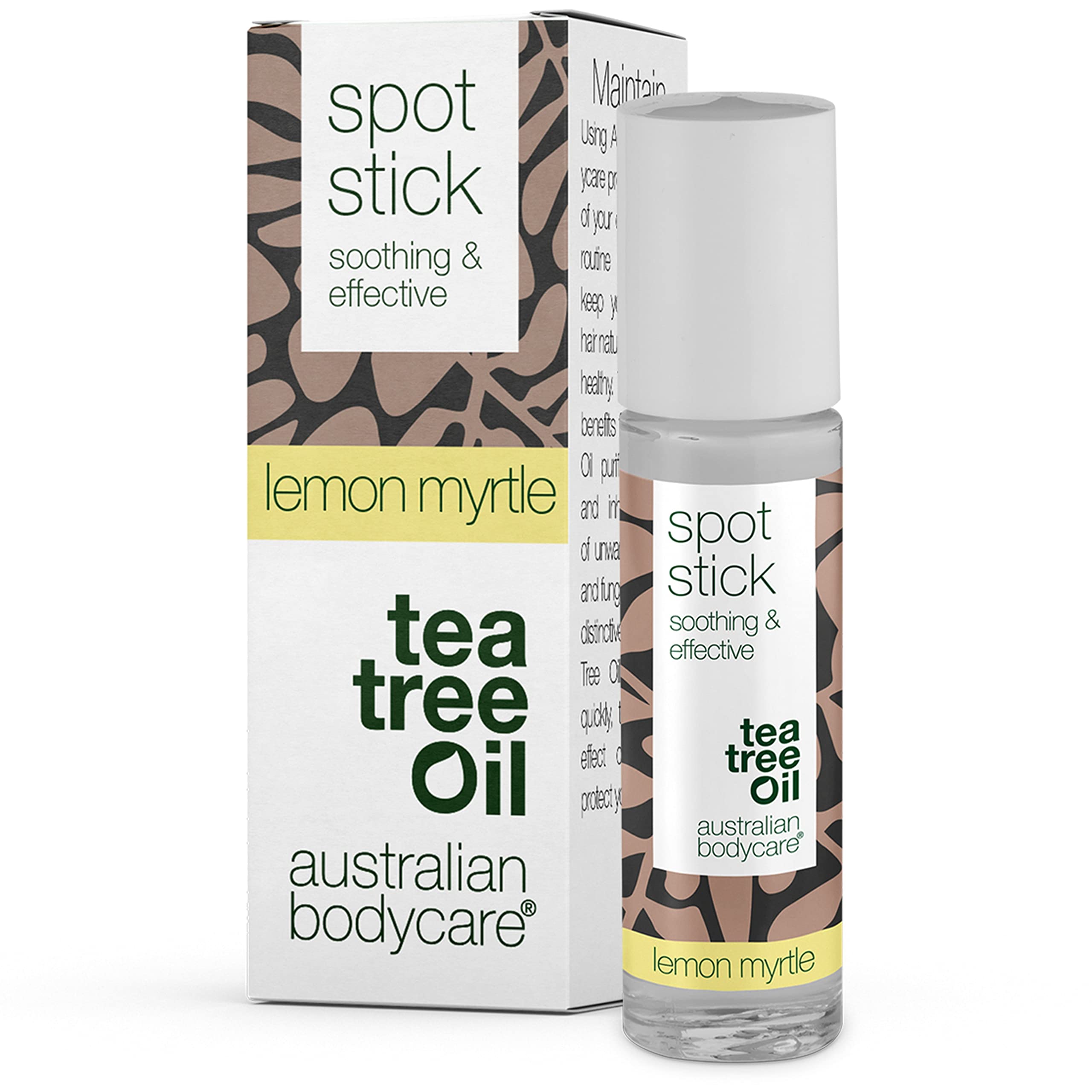 Australian Bodycare Tea Tree Oil Spot Stick - Tea Tree Blemish Stick for Spots, pimples, Oily and Acne Prone Skin. Contains high Pharmaceutical Grade Australian Tea Tree Oil, 9ml