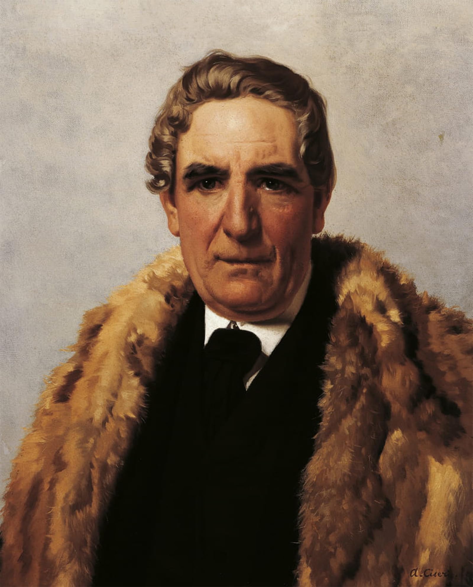 POSTERIIk Famous Print Pop Art Wall Art Graffiti Portrait of Domenico Guerrazzi Livorno by Antonio Ciseri Art Prints for Home Decor 60x90cm