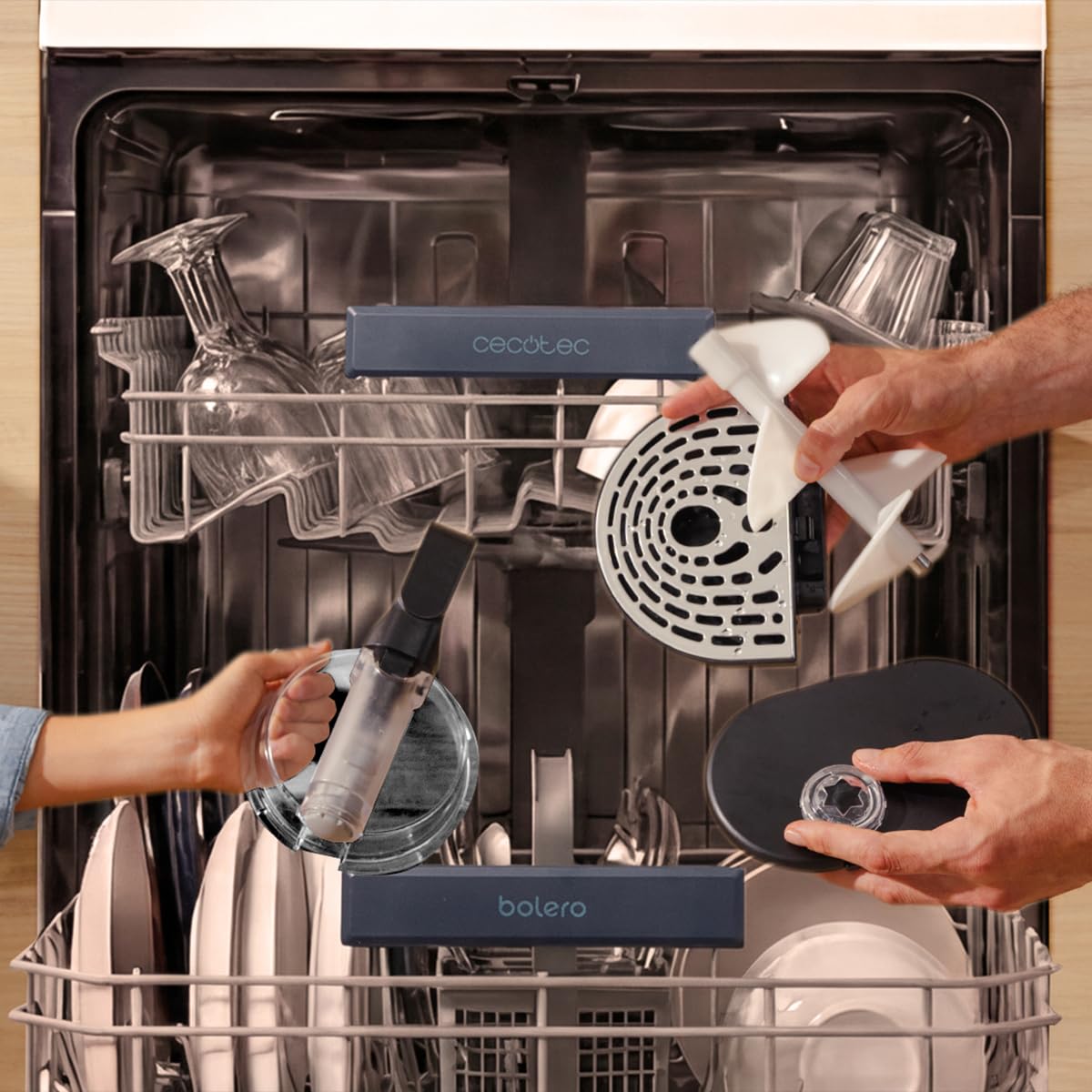 Cecotec Machine à Granités - Sorbetière - 1,5 L - Twist&Ice Cream B. 210 W, Commande Tactile, 9 Modes, Réfrigération sans Précongélation, Buse Anti-Gouttes, Boissons Fraîches Maison à l'Instant