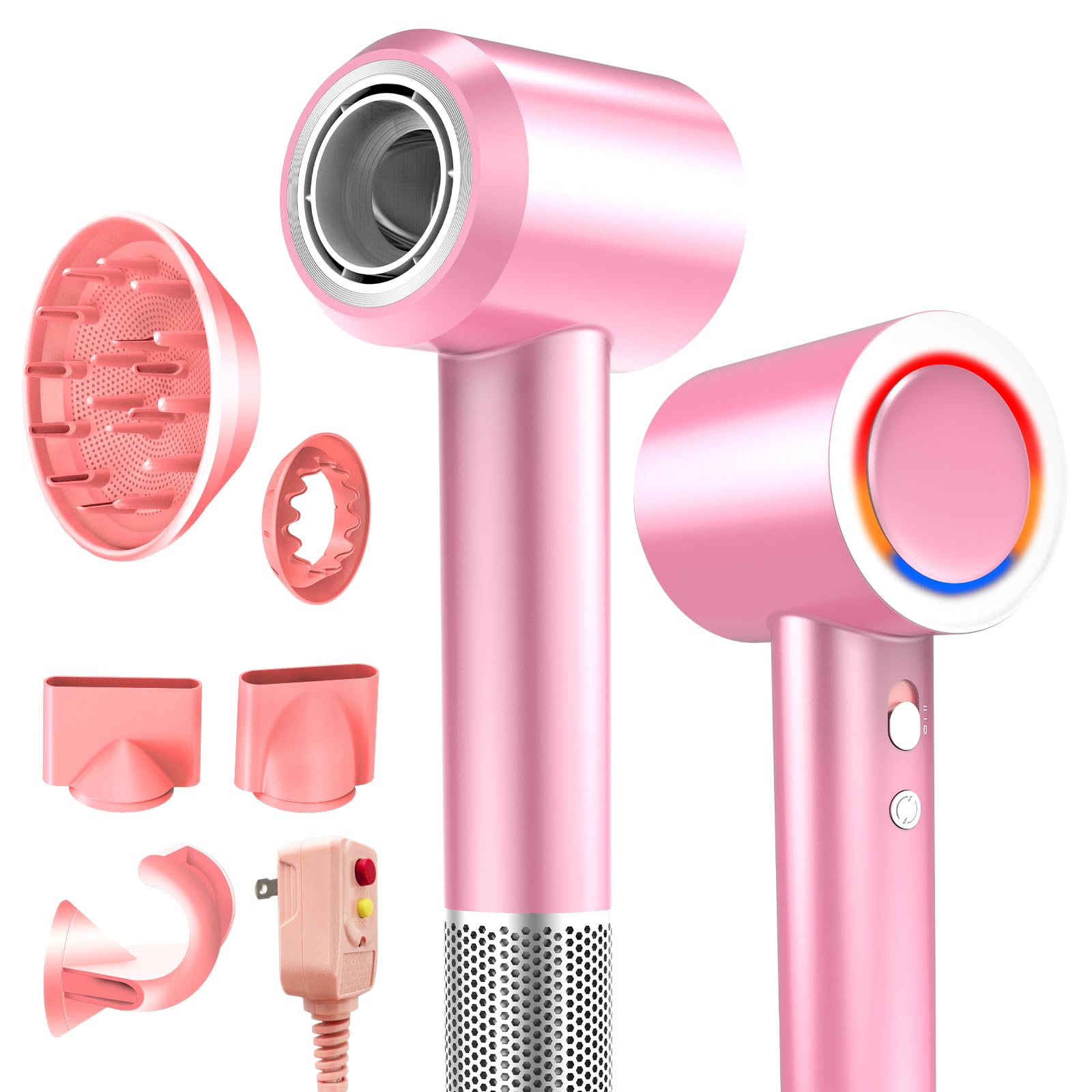 Amazon.com : Hair Dryer, 1800W Fast Drying Blow Dryer with 160,000