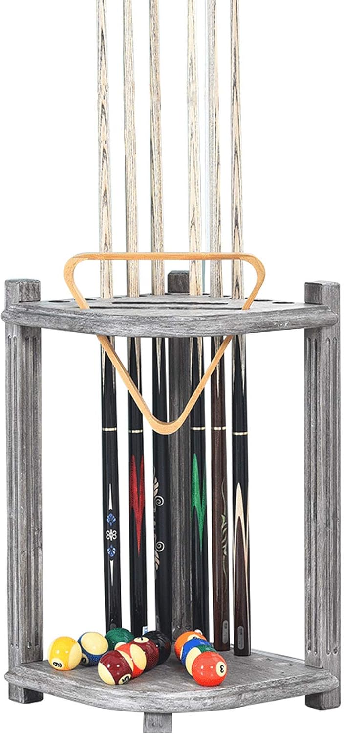 LJYY Pool Queue-Gestell - Massivholz, Billard-Ständer 27 x 15 x 15 Zoll, Pool Queue-Halter ...